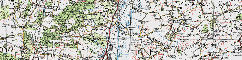 Old map of Keysers Estate in 1919