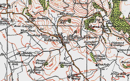 Old map of Acre Ho in 1925