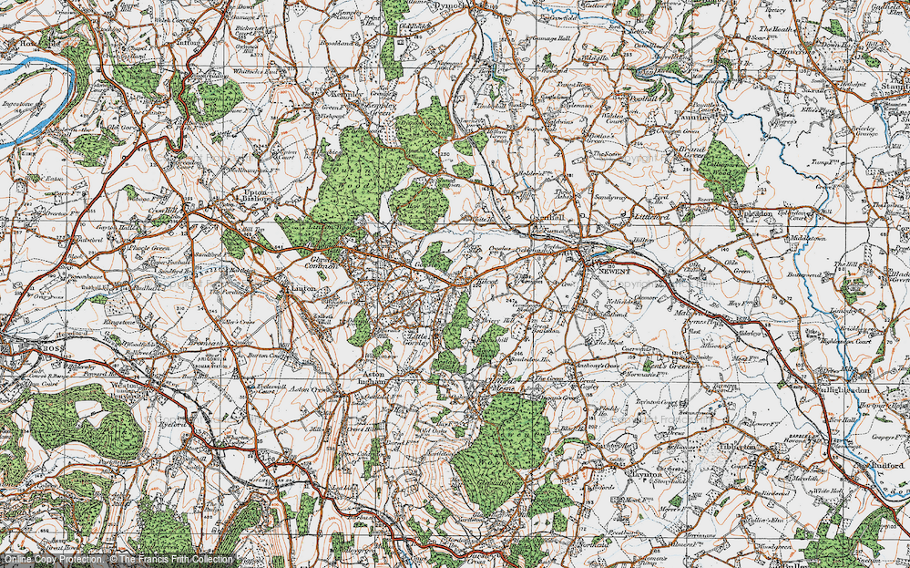Old Map of Kilcot, 1919 in 1919