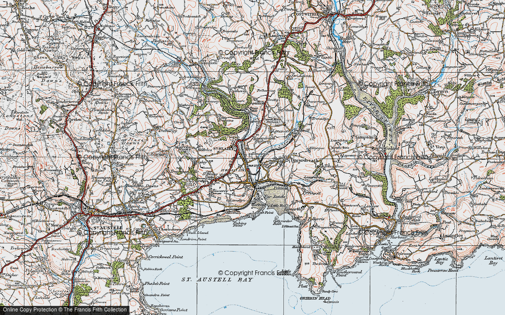 Old Map of Kilhallon, 1919 in 1919