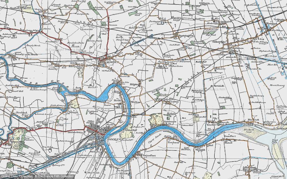 Old Map of Kilpin, 1924 in 1924