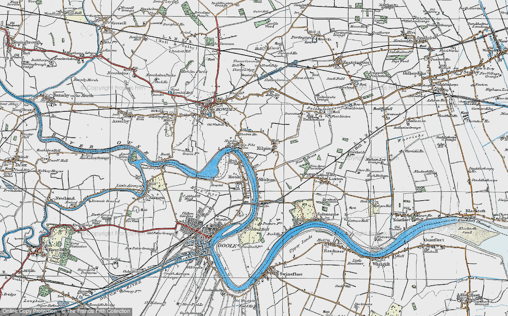 Old Map of Kilpin Pike, 1924 in 1924