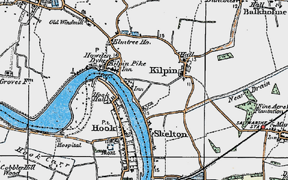 Old map of Kilpin Pike in 1924