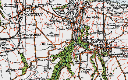 Old map of Kilton in 1925