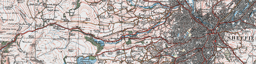 Old map of King Edwards in 1923