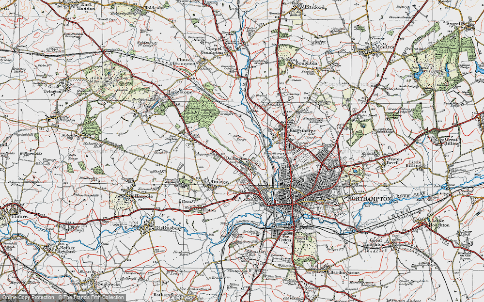 Old Map of King's Heath, 1919 in 1919