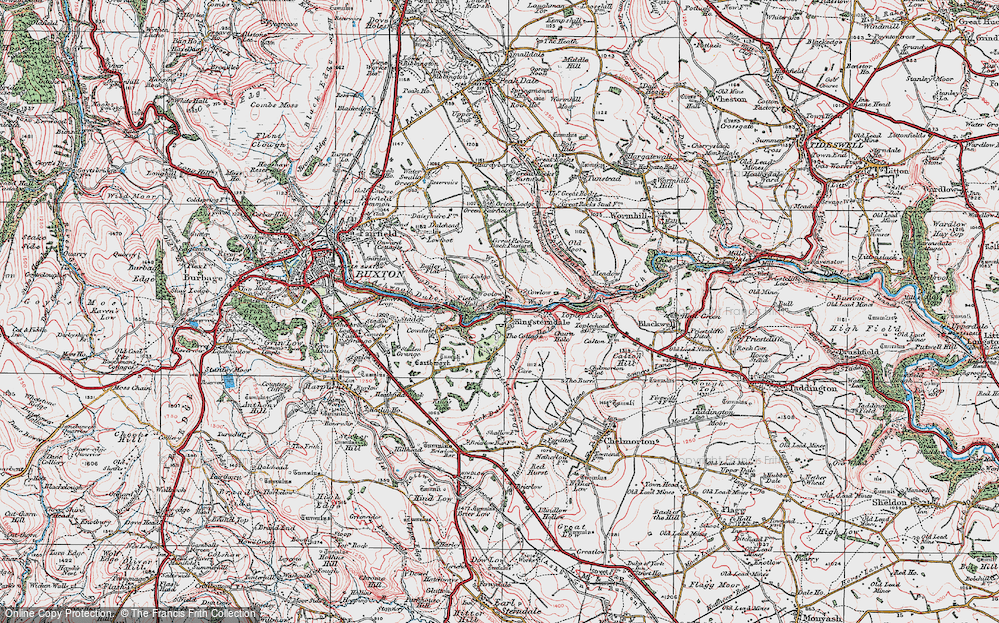 Old Map of King Sterndale, 1923 in 1923