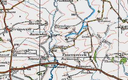 Old map of Kingford in 1919