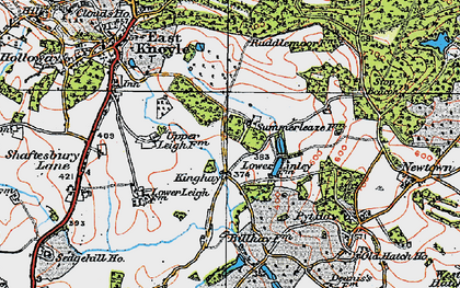 Old map of Kinghay in 1919