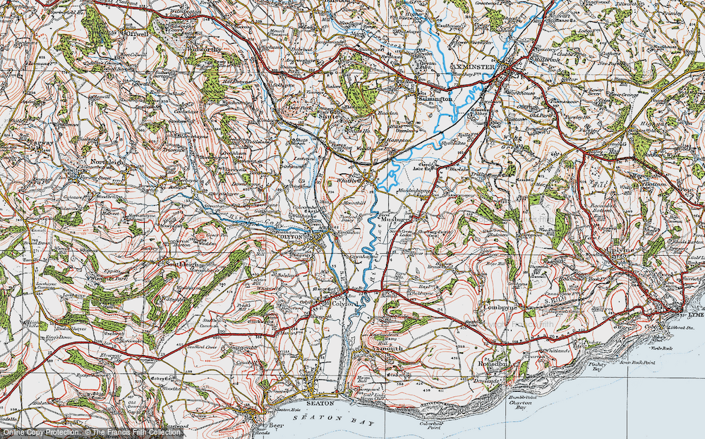 Old Map of Kingsdon, 1919 in 1919