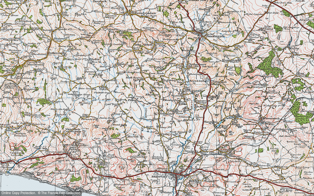 Old Map of Kingsland, 1919 in 1919