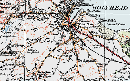 Old map of Kingsland in 1922