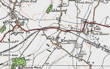 Old map of Kingston in 1920