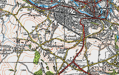 Old map of Kingsway in 1919