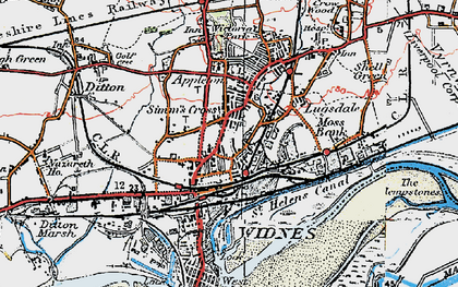 Old map of Kingsway in 1923