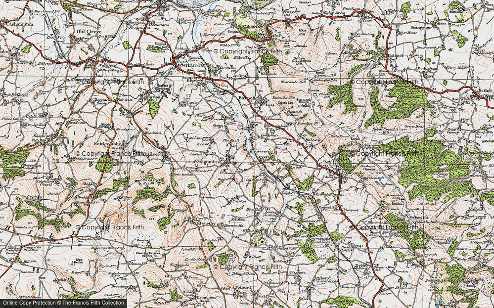 Old Map of Kingswood, 1919 in 1919