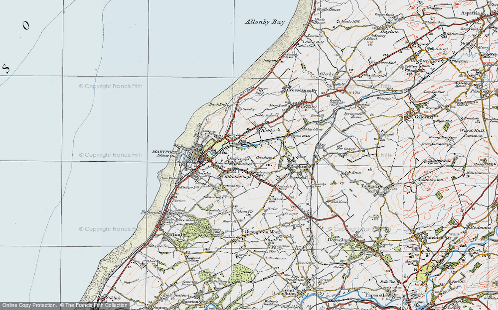 Old Map of Kirkborough, 1925 in 1925