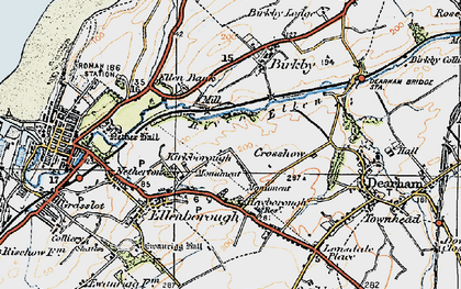 Old map of Kirkborough in 1925