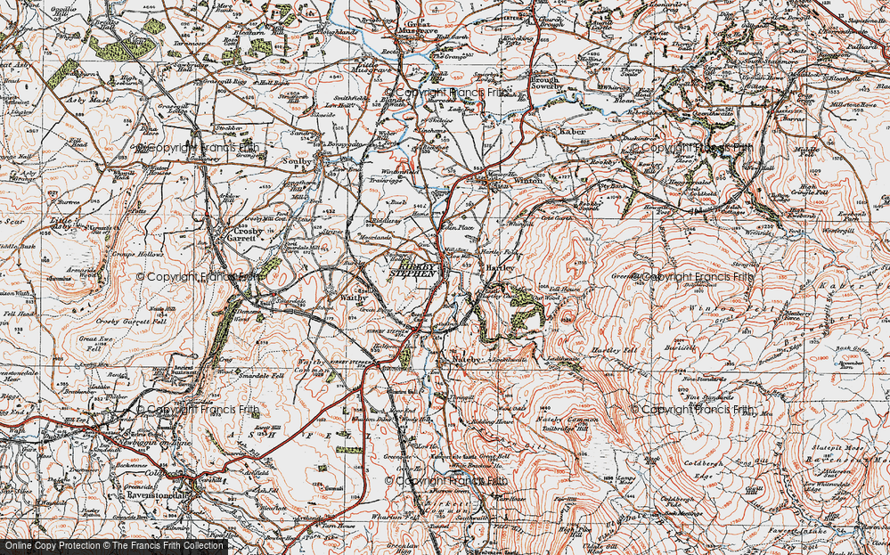 Old Map of Kirkby Stephen, 1925 in 1925