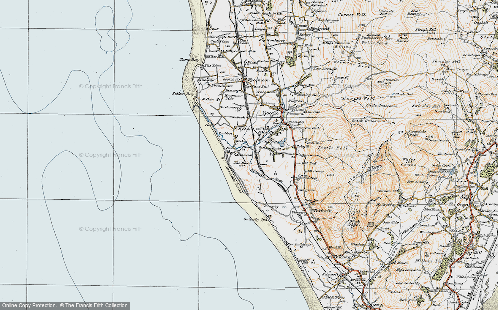 Old Map of Kiskin, 1925 in 1925