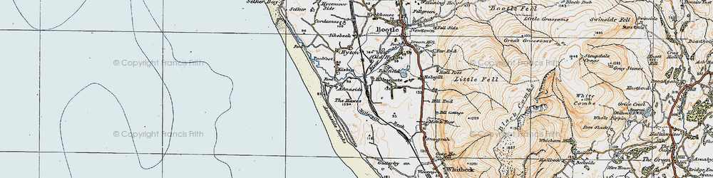 Old map of Kiskin in 1925