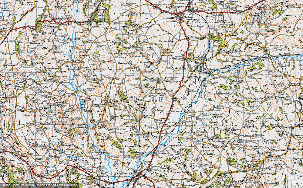 Old Map of Kitbridge, 1919 in 1919