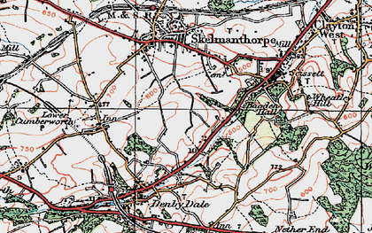 Old map of Kitchenroyd in 1924