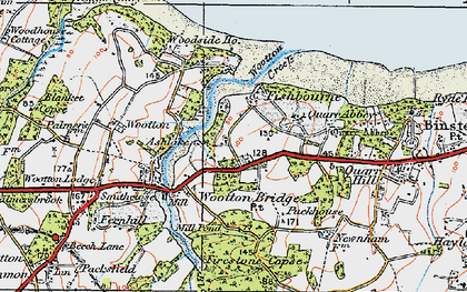 Old map of Kite Hill in 1919