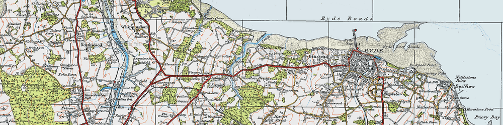 Old map of Kite Hill in 1919