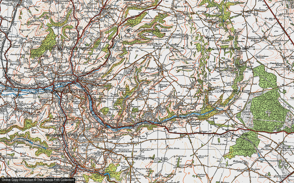 Old Map of Kitlye, 1919 in 1919