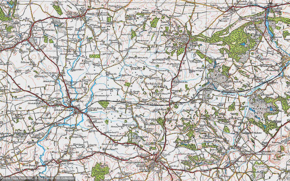 Old Map of Knapp Hill, 1919 in 1919