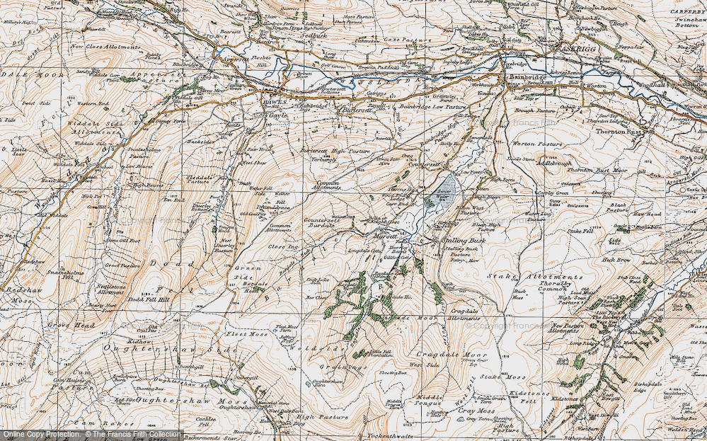 Old Map of Knight Close, 1925 in 1925