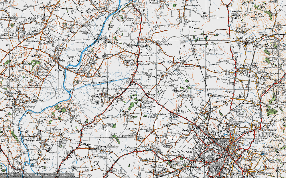 Old Map of Knightsbridge, 1919 in 1919