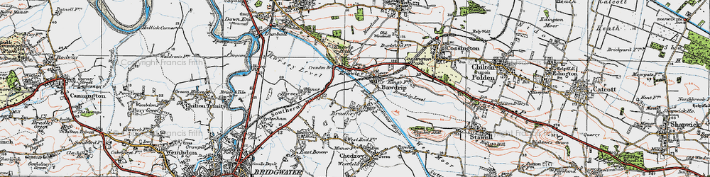 Old map of Knowle in 1919