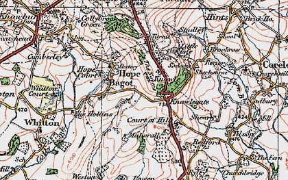 Old map of Knowle in 1920