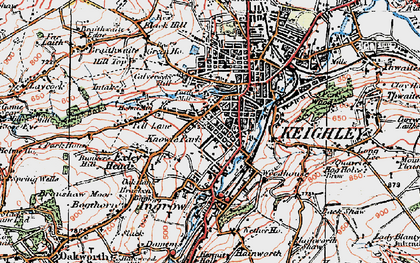 Old map of Knowle Park in 1925