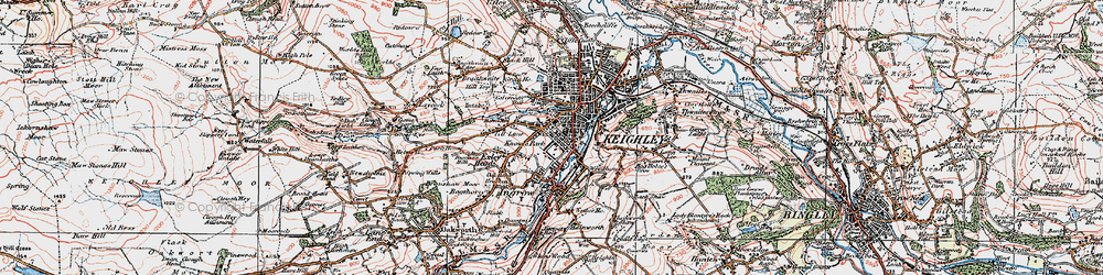 Old map of Knowle Park in 1925
