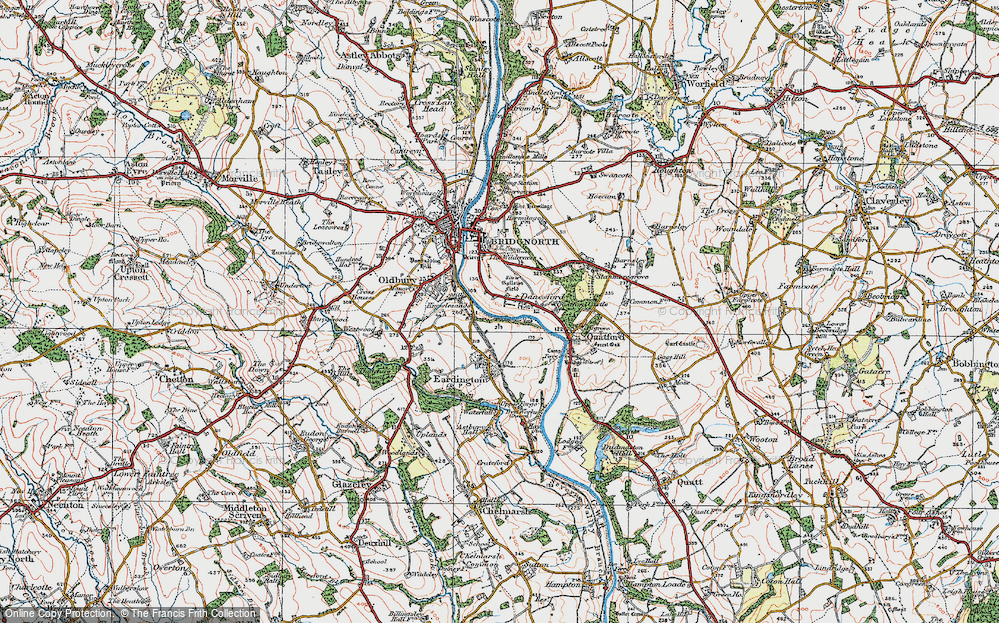 Old Map of Knowle Sands, 1921 in 1921