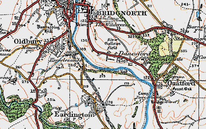 Old map of Knowle Sands in 1921