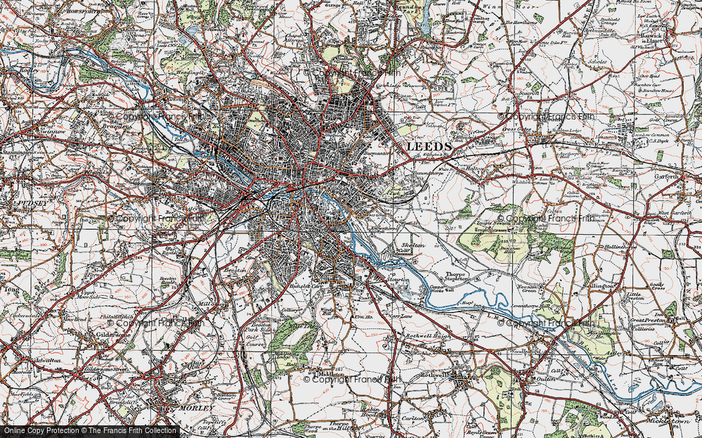 Old Map of Knowsthorpe, 1925 in 1925