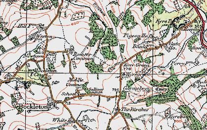 Old map of Kyre Green in 1920