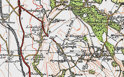 Old map of Lacey Green in 1919