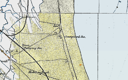 Old map of Lade in 1921