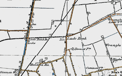 Old map of Lade Bank in 1923