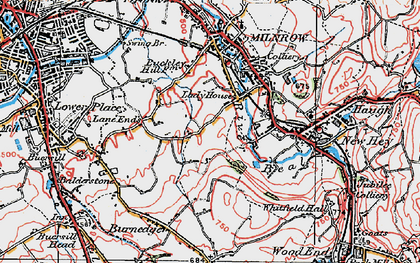 Old map of Lady House in 1924