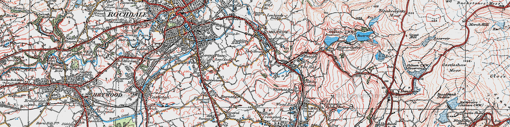 Old map of Lady House in 1924