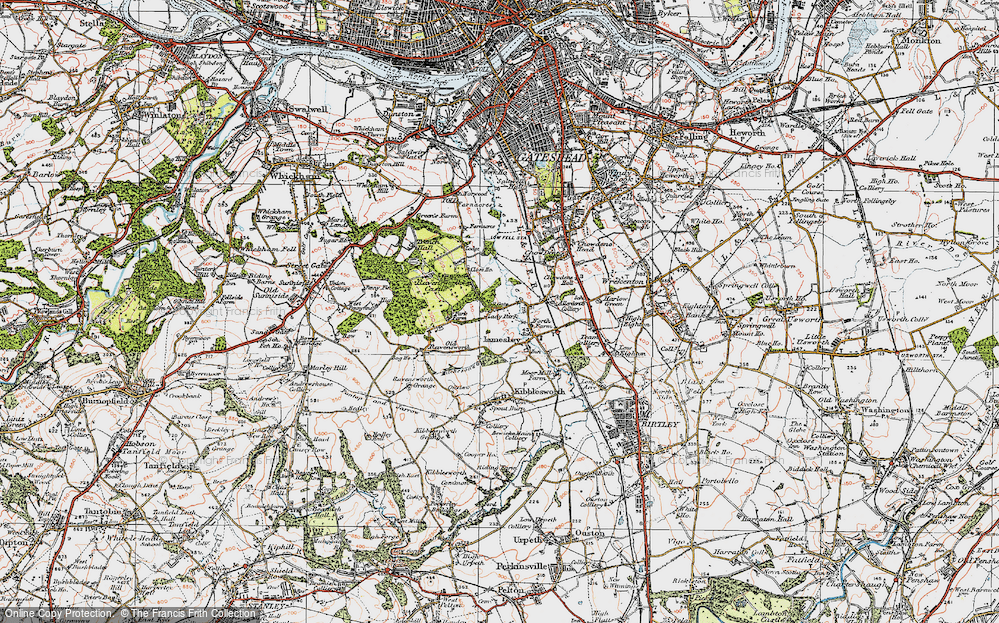 Old Map of Lady Park, 1925 in 1925