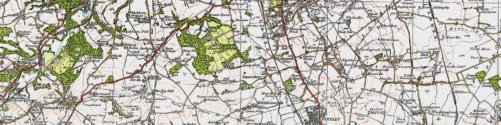 Old map of Lady Park in 1925