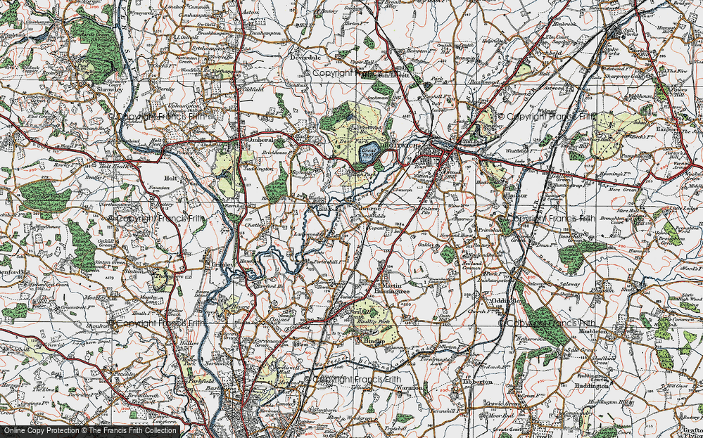 Old Map of Ladywood, 1920 in 1920