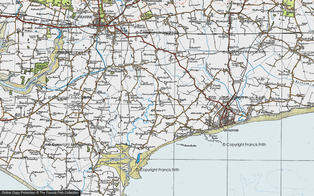 Old Map of Lagness, 1919 in 1919